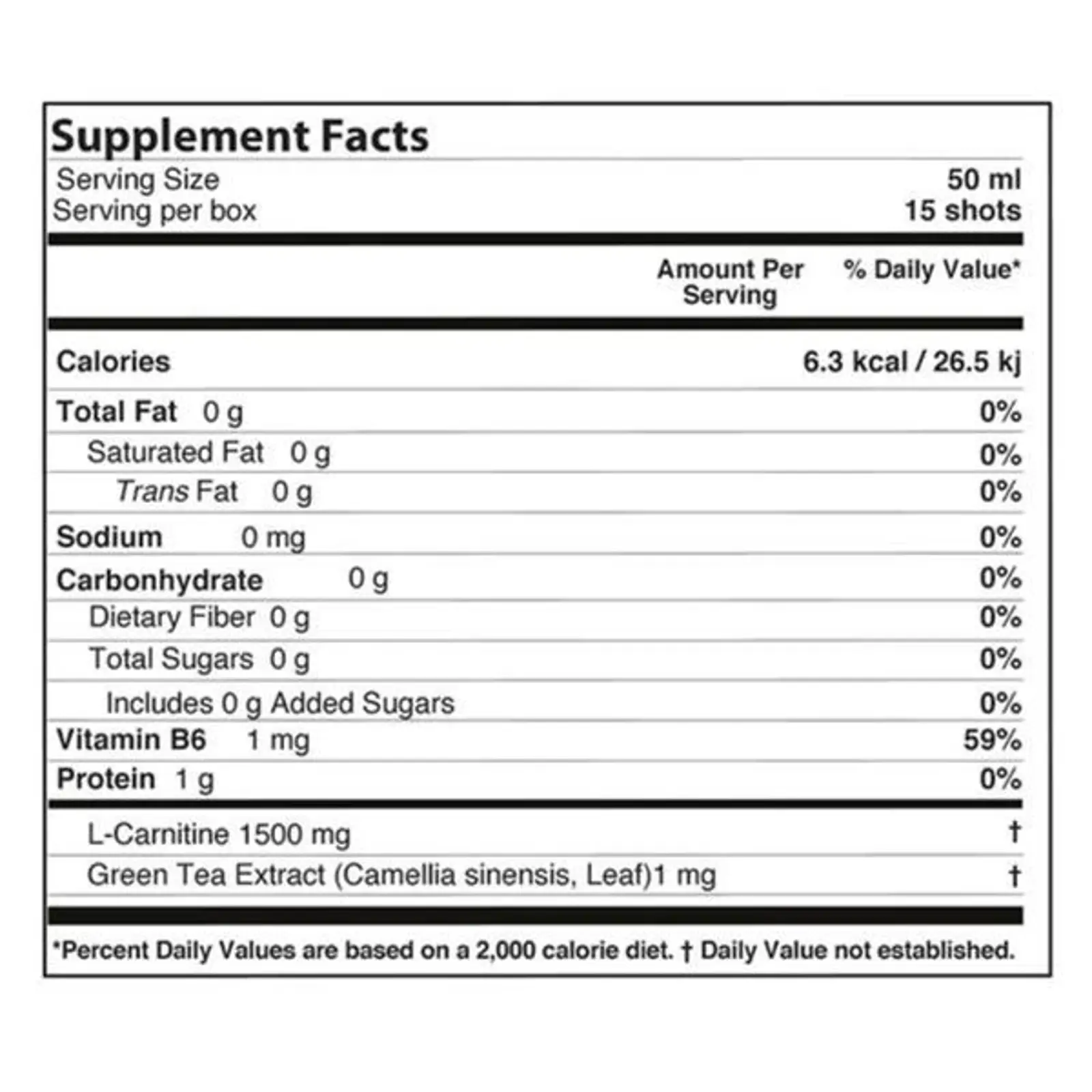 Nutriplus L-Carnitine Shot